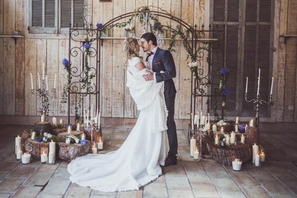 Un mariage hivernal au thème scandinave