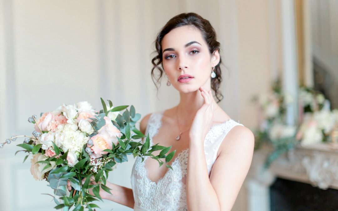 Un mariage chic et rose nude au château de Santeny