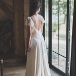 Robe de mariée cuir blanc Les Mariées Fox - Elina