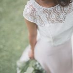 Robe de mariée rose Les Mariées Fox