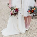 Bouquet de mariée de fleurs sauvages