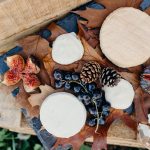 plateau de fromages à un mariage