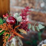 Fleurs pour un mariage en automne