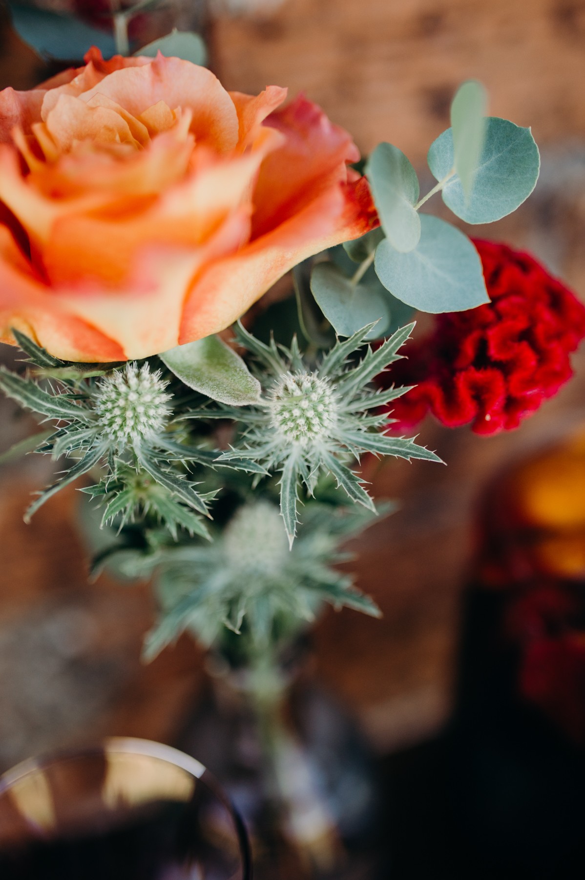 Fleurs pour un mariage en automne