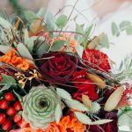 Bouquet de mariée en automne