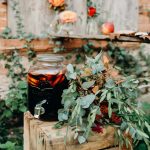 sangria à un mariage en automne