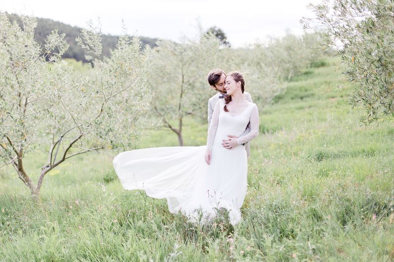 Un mariage romantique en Occitanie