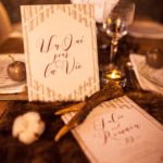 Faire-part pour un mariage sur le thème de la forêt