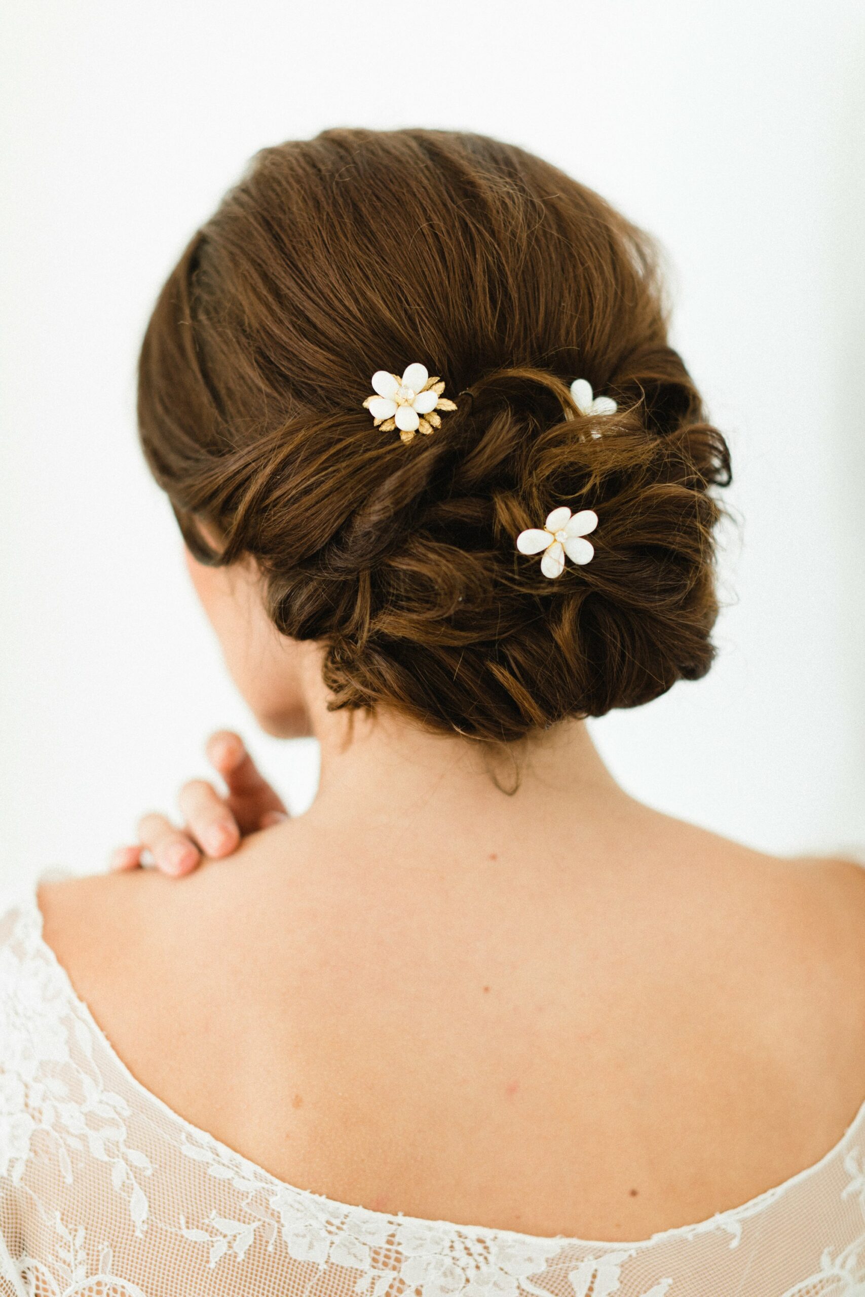 Trio de pics à chignon "Elisa" pour votre chignon de mariée