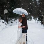 Mariage sous la neige