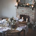 Décoration de table pour un mariage en hiver