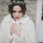 Manteau pour une mariée en hiver