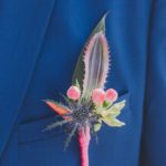 Boutonnière tropicale exotique