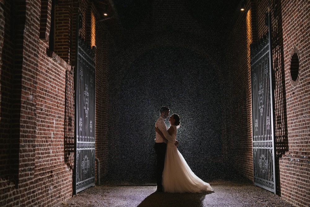 Le mariage romantique et sous la pluie de Mélanie et Anthony