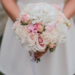 Bouquet de la mariée blanc et rose