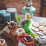 Donuts à un buffet de mariage