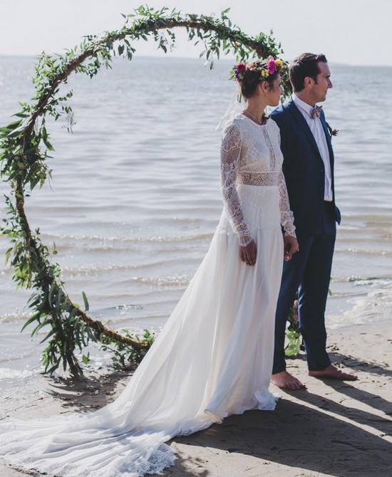 Un mariage Tropical Chic au bassin d’Arcachon