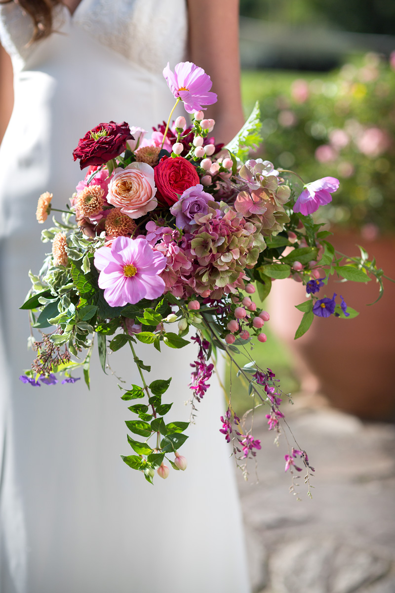 Bouquet de mariée sauvage