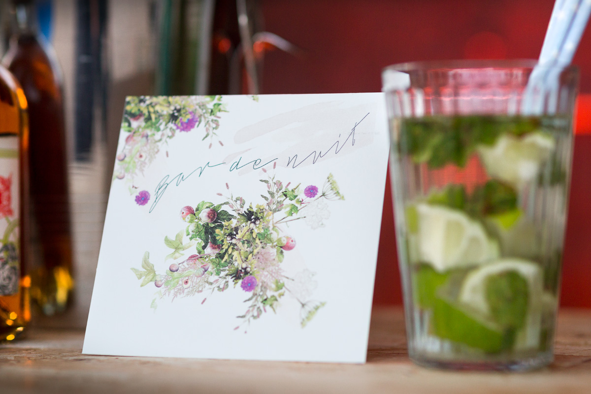 Papeterie de mariage et mojito