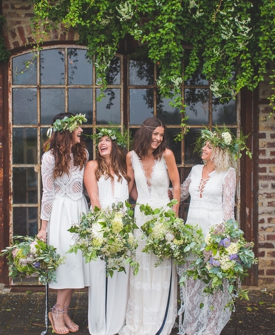 Un mariage industriel et végétal aux Bonnes Joies