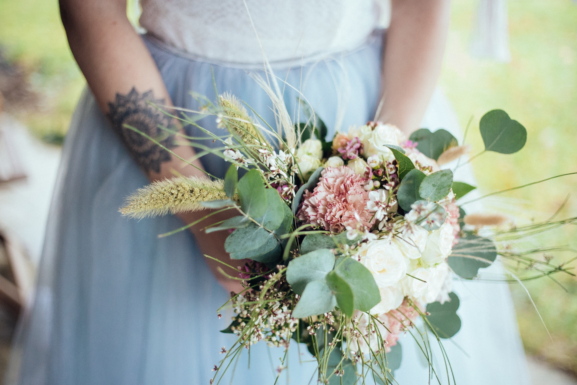 Bouquet de mariée éco-responsable