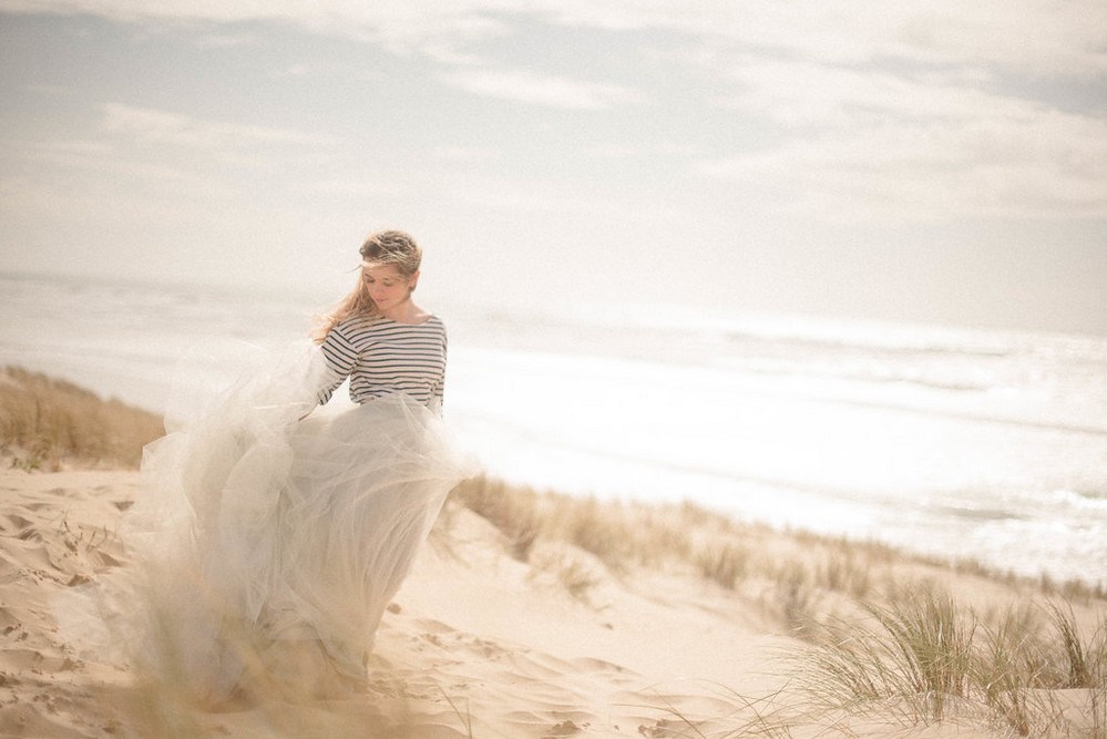 mariee-tulle-gris-plage-cap-ferret