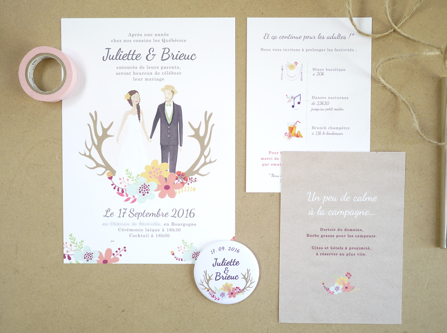 faire-part-mariage-illustration-personnalisee-portrait-sur-mesure-pepperandjoy