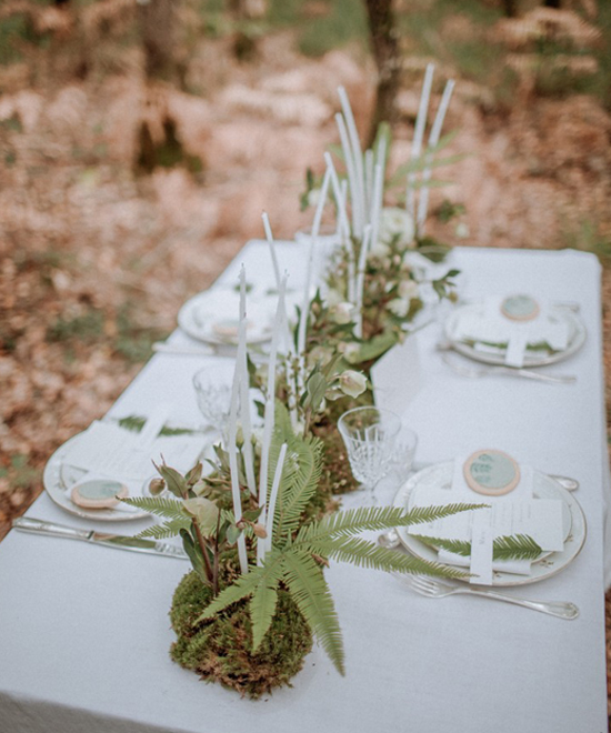 Inspirations pour un mariage végétal au cœur de la forêt