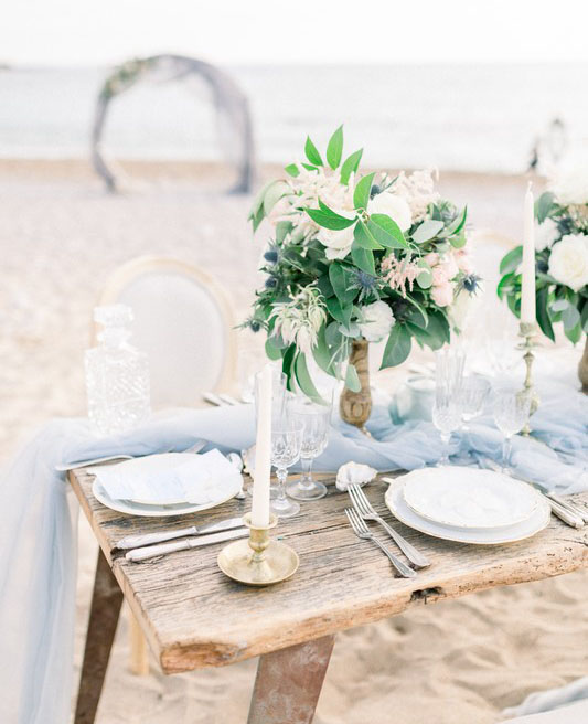 Inspirations pour un mariage sur la plage