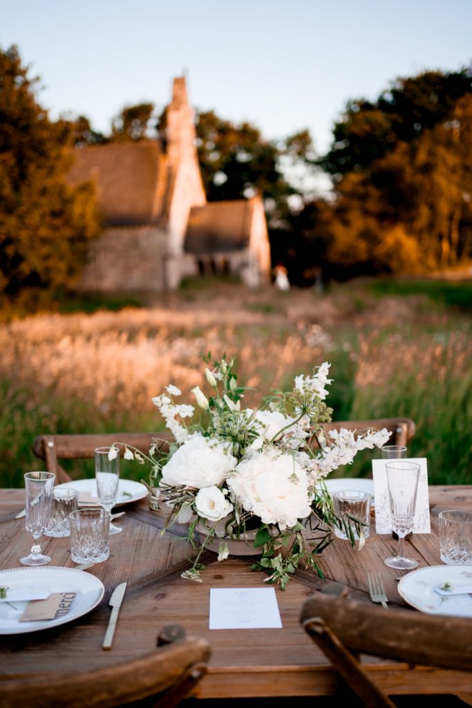 un mariage en extérieur