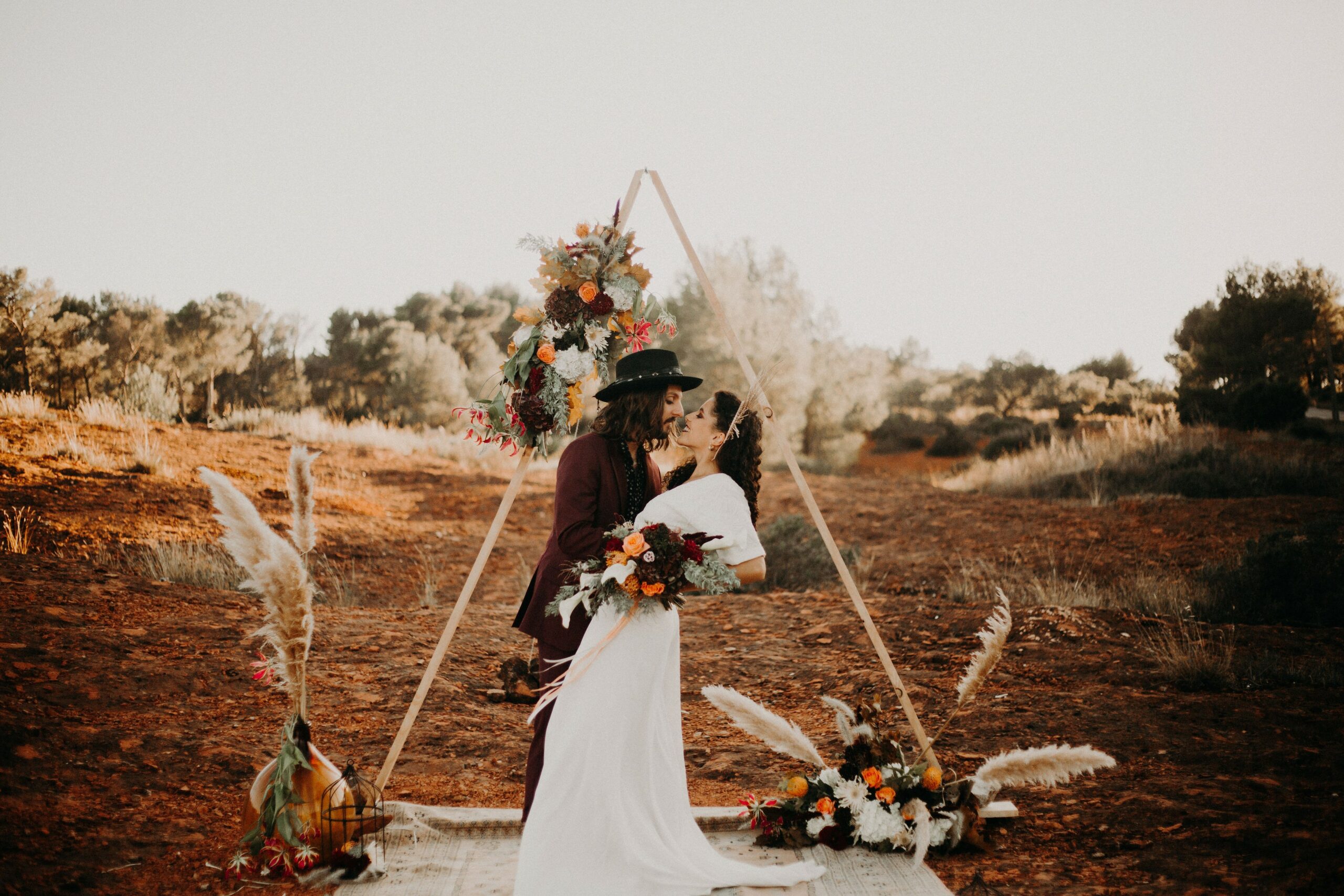 Un mariage bohème et rock en Provence