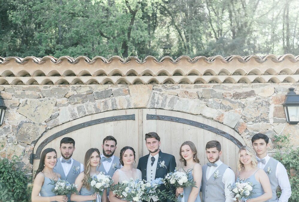 « Something blue », inspirations pour un mariage bleu en Provence