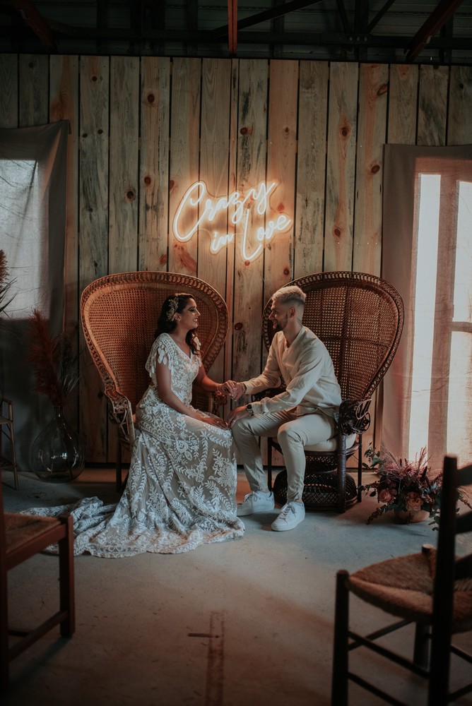 Un mariage bohème au Château de la Pinais