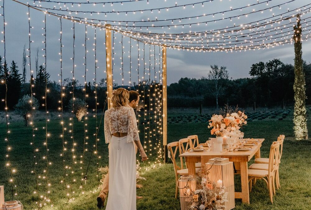 Un mariage bohème au Mas des Costes