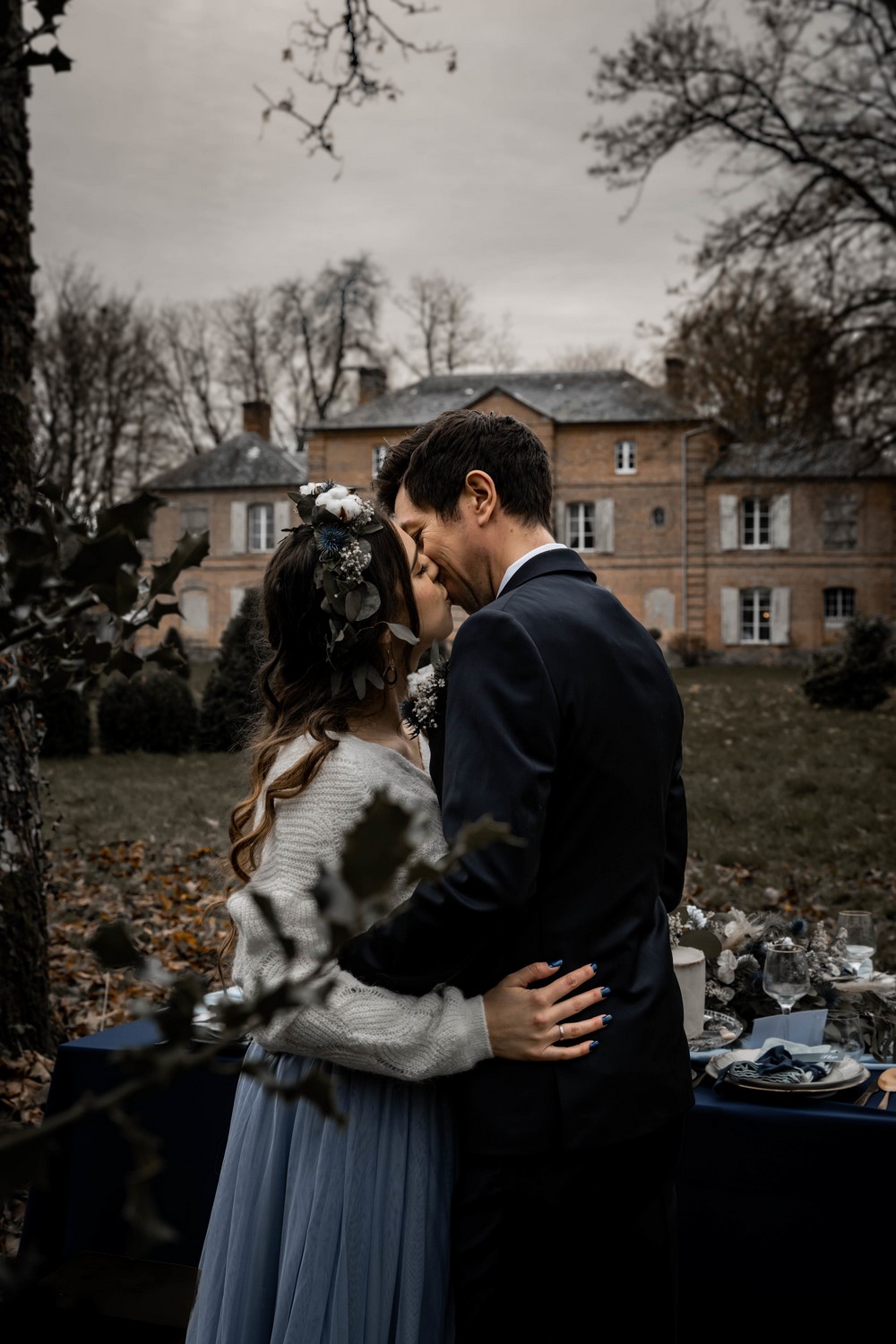 mariage-hiver-bleu-normandie-chateau-de-resly