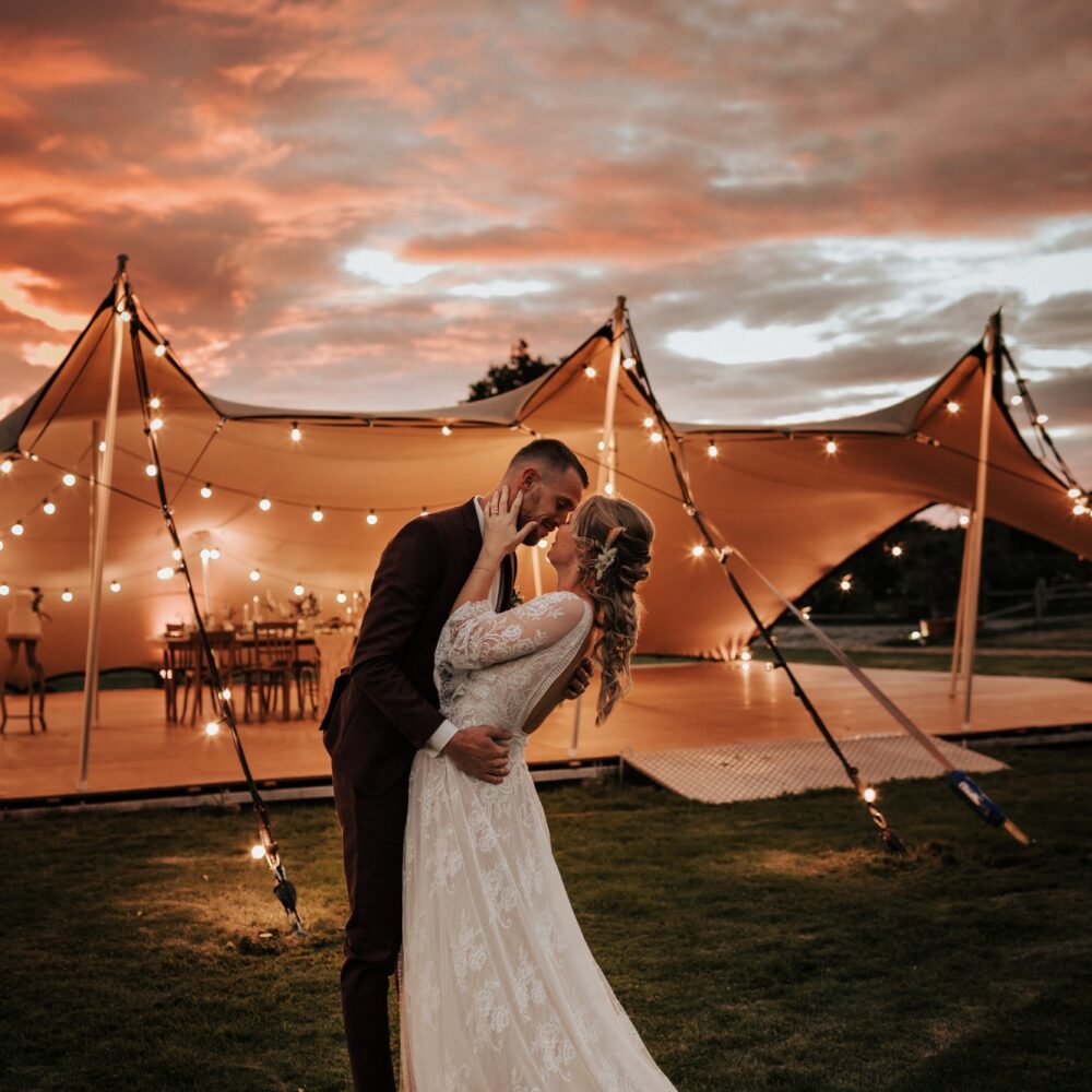 Un mariage bohème chic en Mayenne