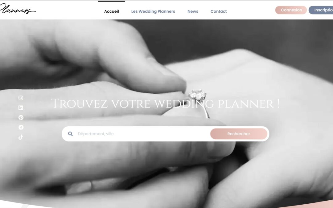 Planners, la plateforme des organisateurs de mariage et wedding planners