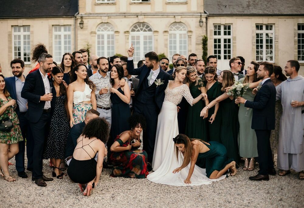 Un mariage chic au Manoir de Chivré en Normandie