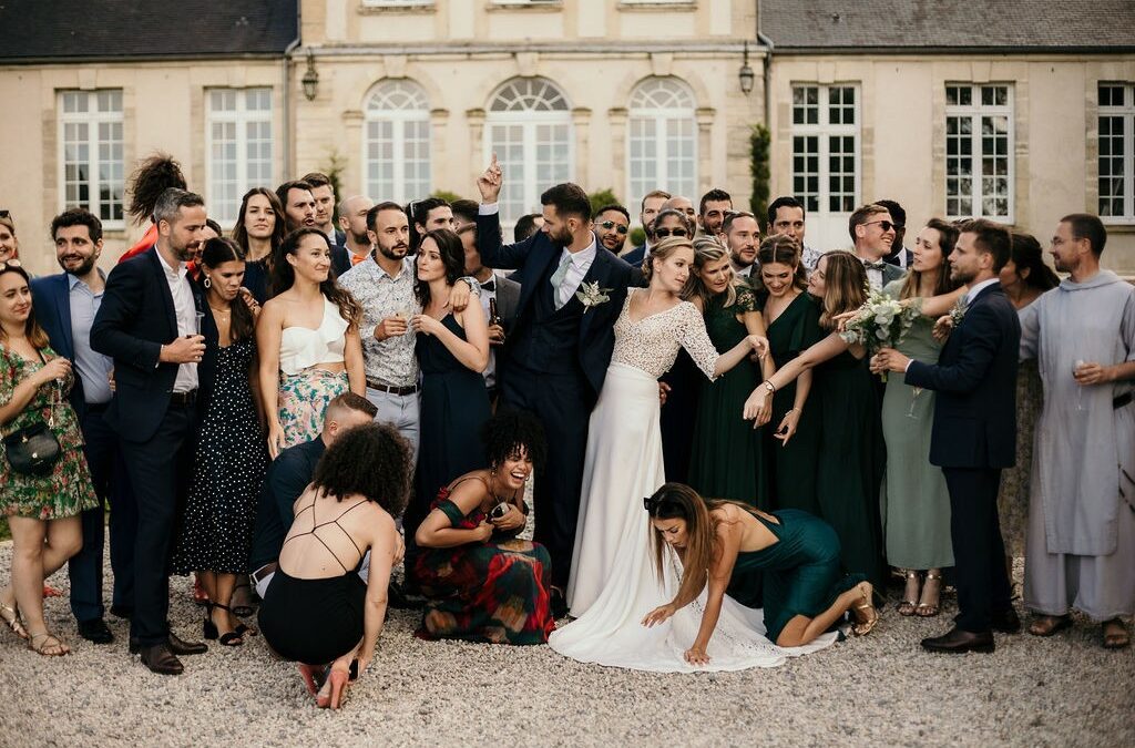 Un mariage chic au Manoir de Chivré en Normandie