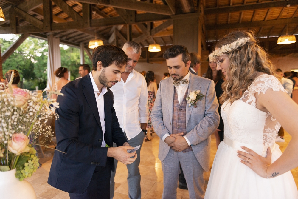 Lucas Nolan Magicien vin d'honneur mariage Toulouse