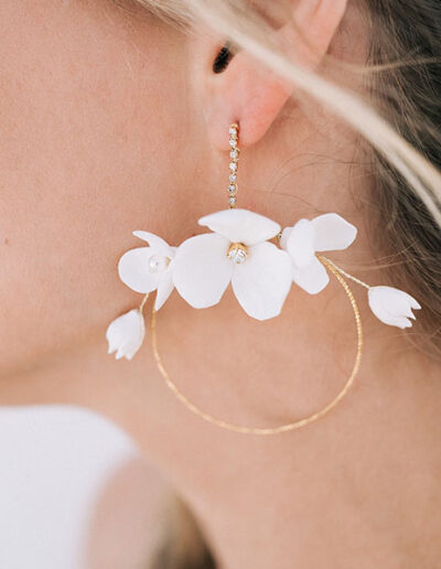 Boucles d'oreilles mariage par So Hélo