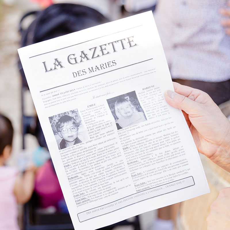 La Gazette des mariés