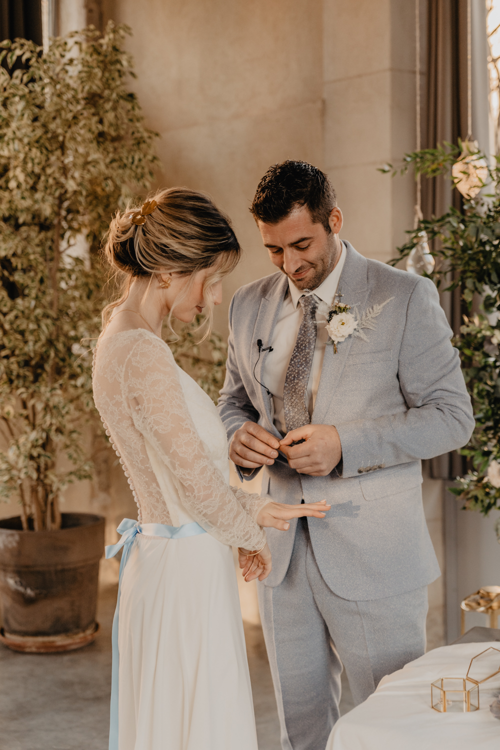 mariage hivernal en provence