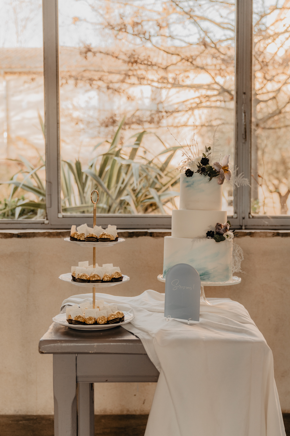 mariage hivernal en provence