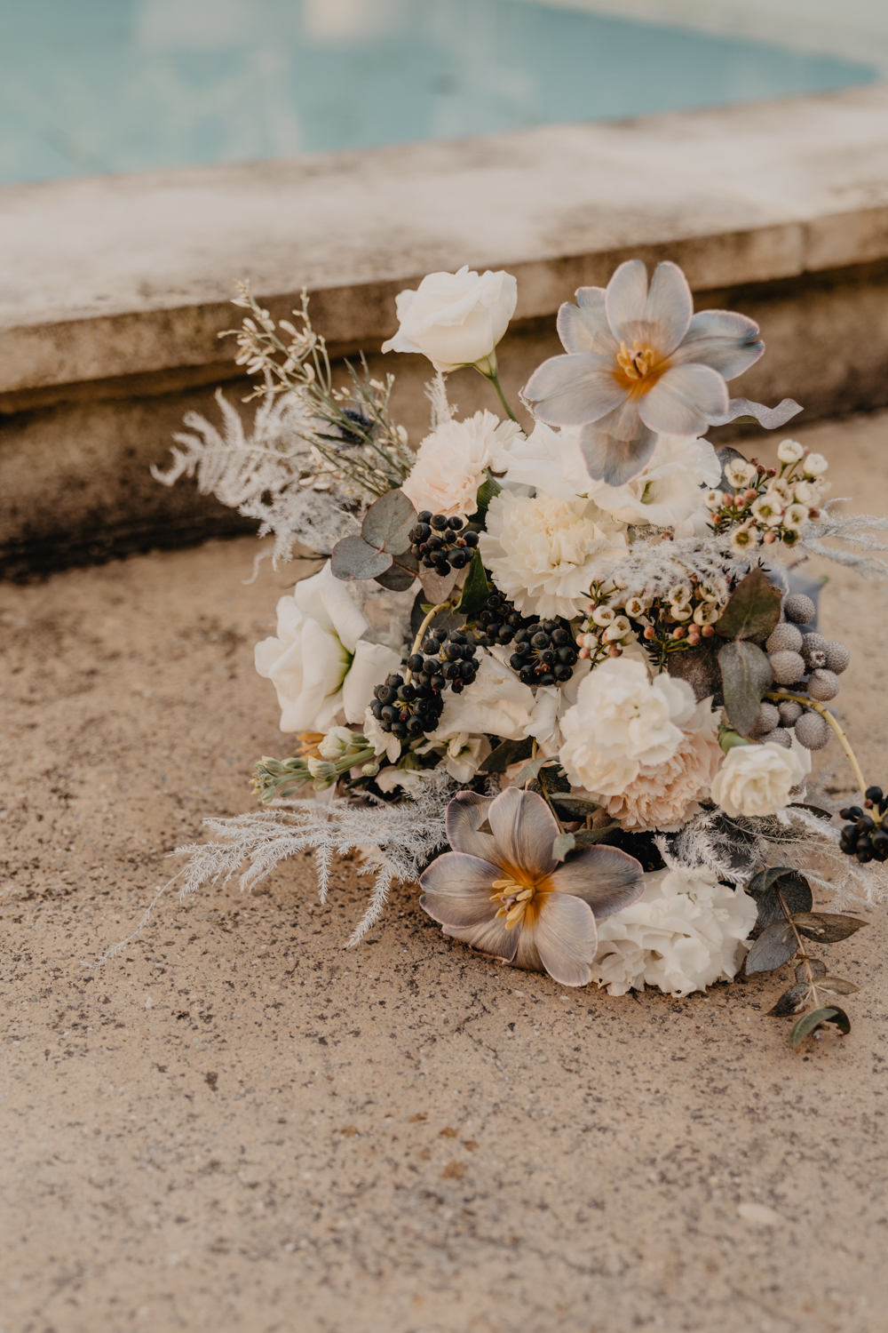 Bouquet de mariée pour un mariage en hiver