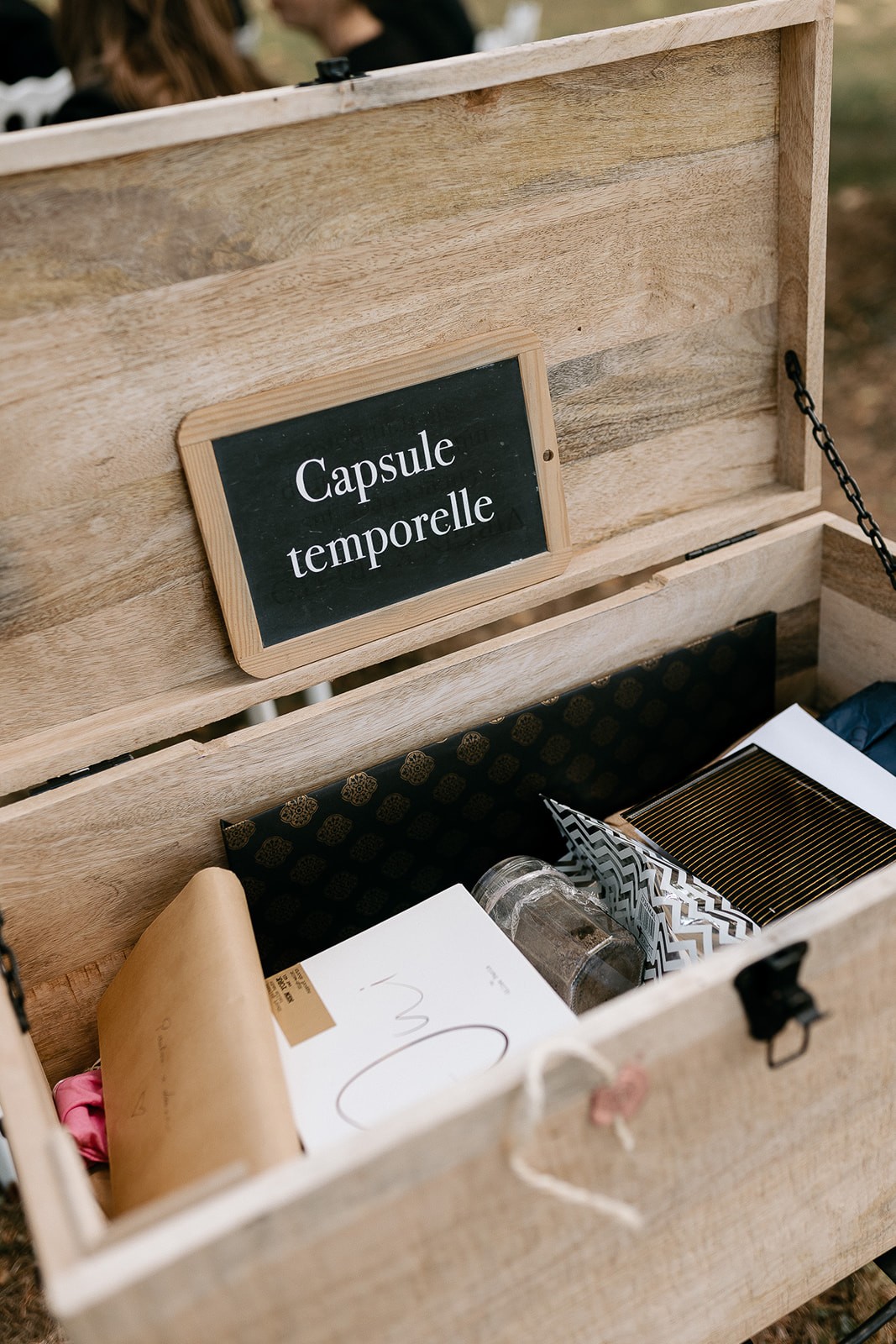 capsule temporelle pour un mariage