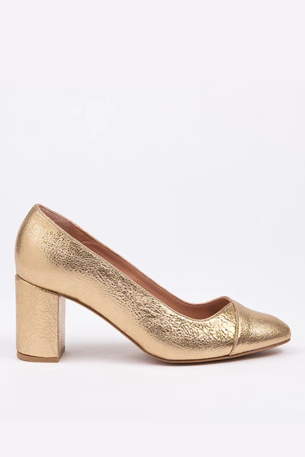Chaussures de mariée dorées - Jeanne par Un Si Beau Pas