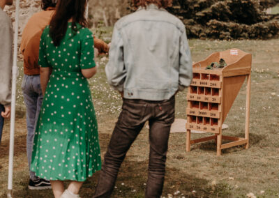 Location de jeux en bois pour un mariage