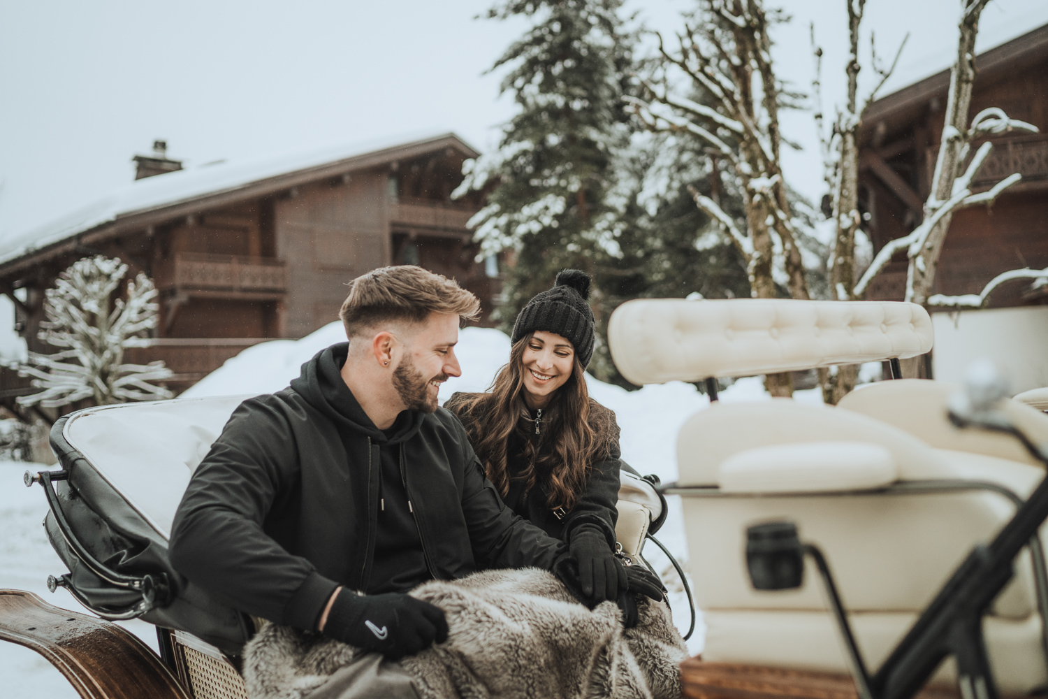 Mariage chic à la montagne près de Megève