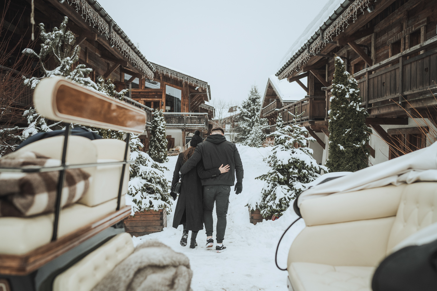 Mariage chic à la montagne près de Megève